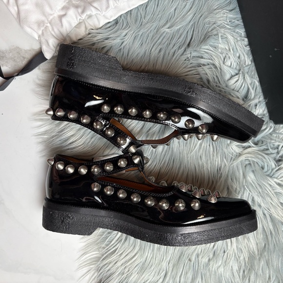 Marc Jacobs the Mary Jane studded loafer flat in black - 36 - Picture 6 of 7